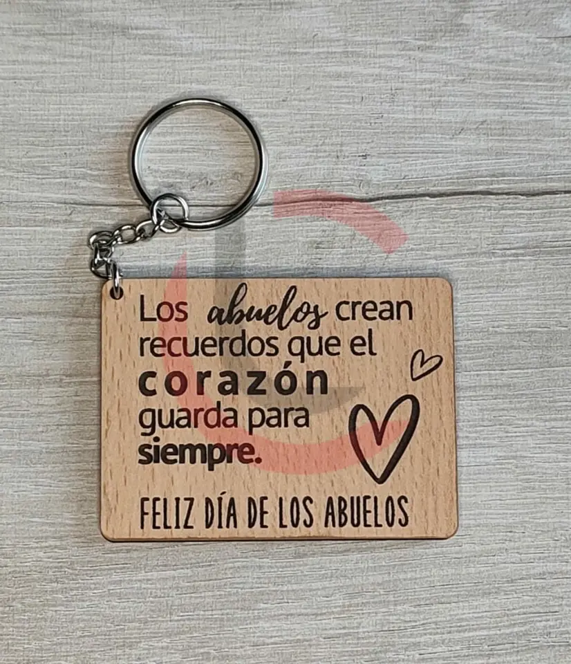 Llaveros día de los abuelos