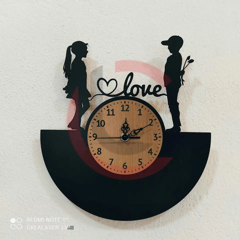 Relojes estilo Disco de Vinilo