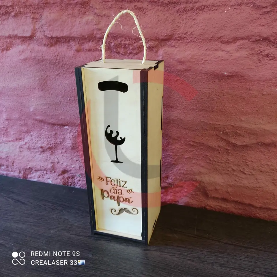 Caja para botella