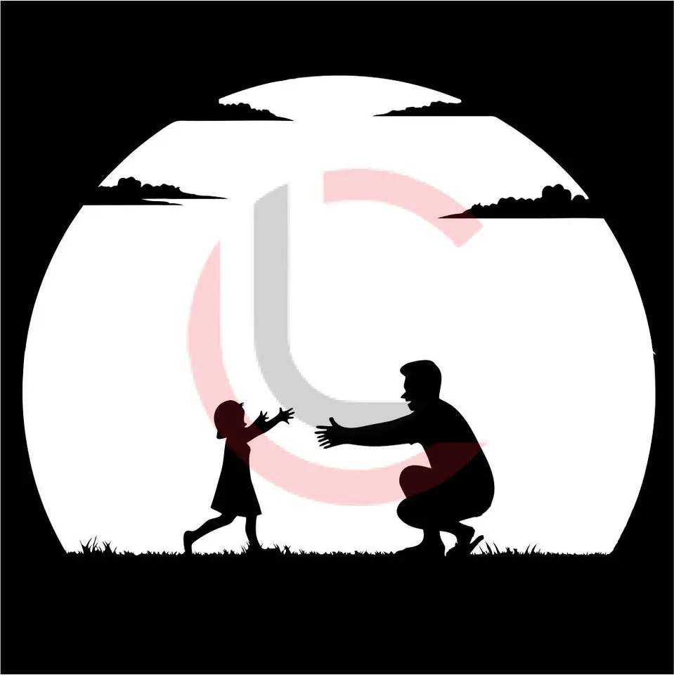 Cuadro padre e hija
