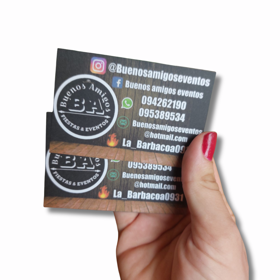 TARJETAS DE PRESENTACIÓN PERSONALIZADAS