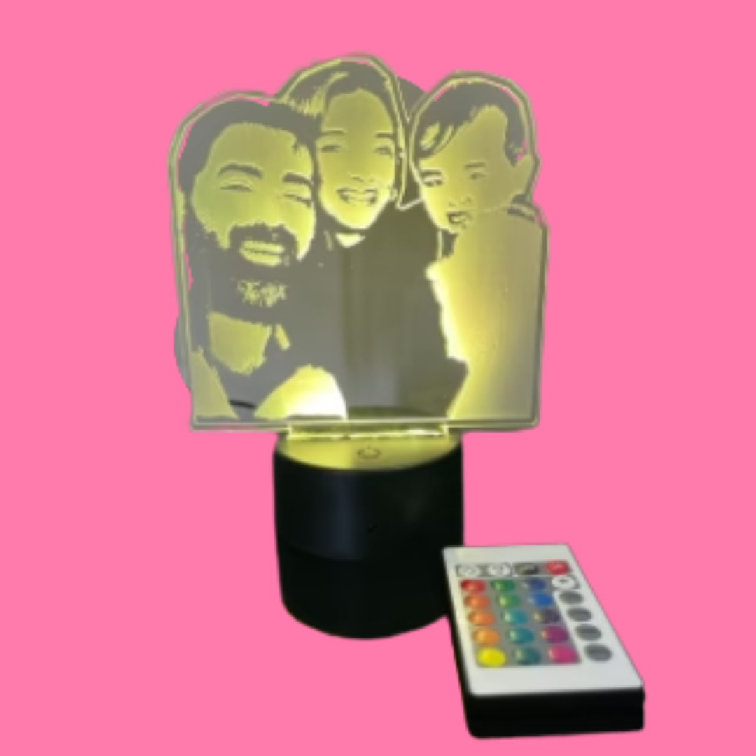 Lampara LED con FOTO