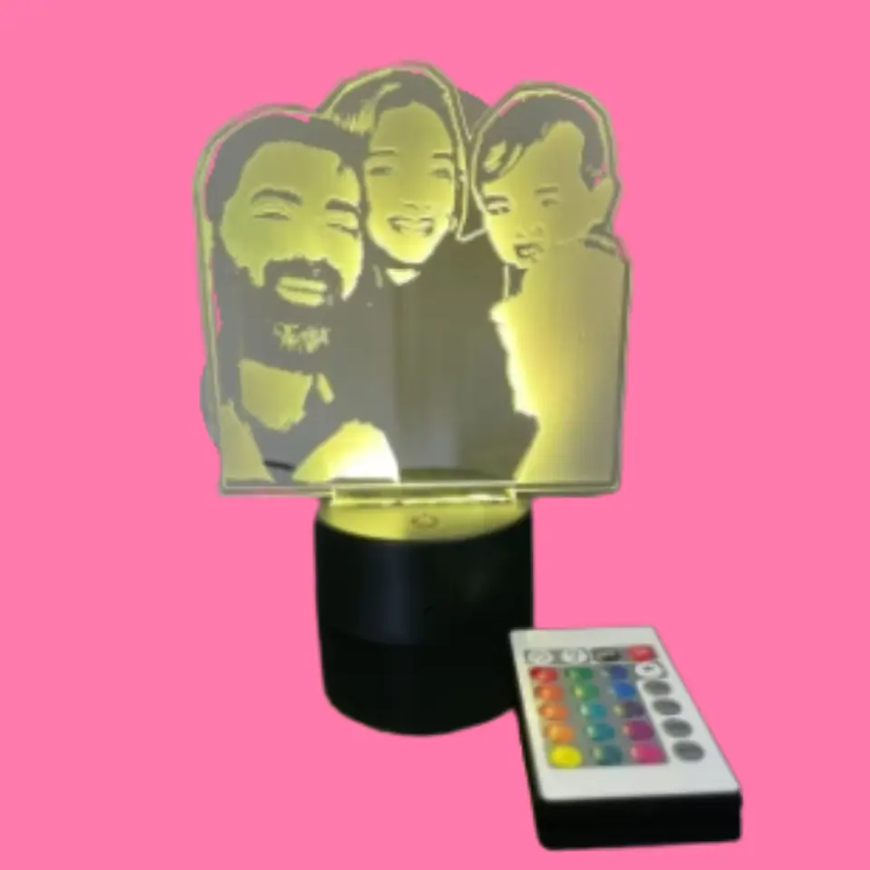 Lampara LED con FOTO