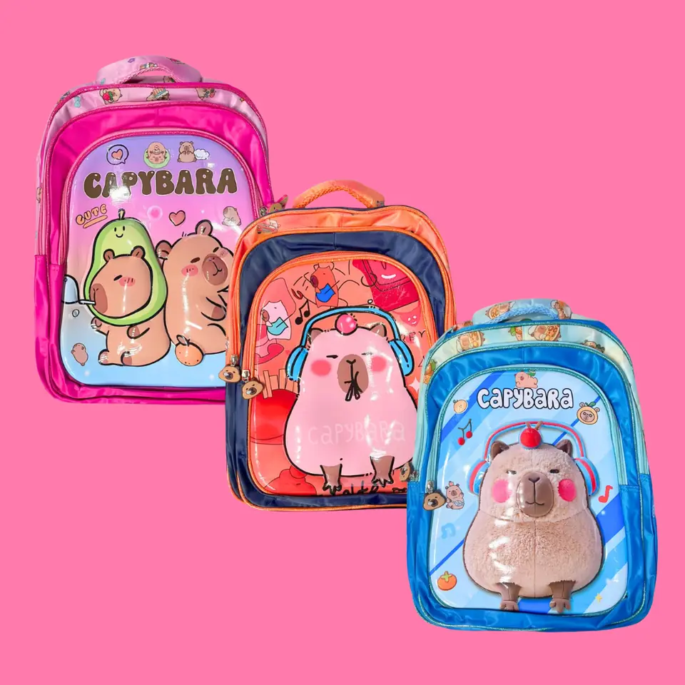 Mochila Infantil Capibara (NO personalizable)