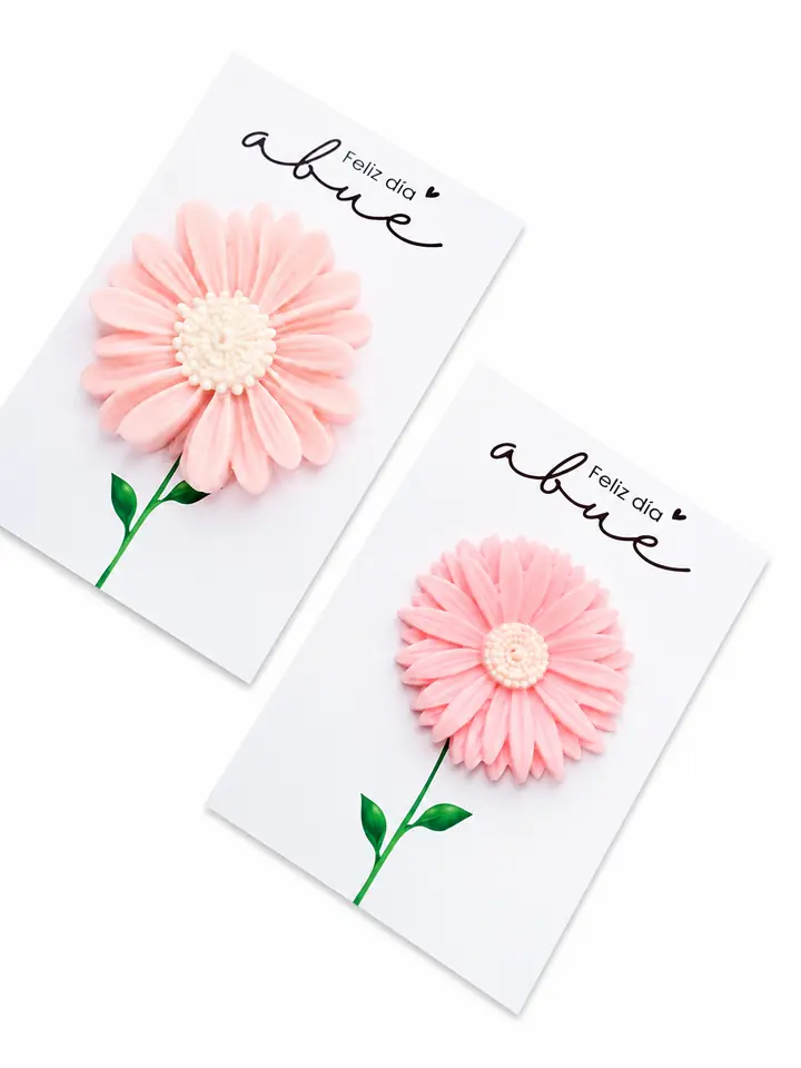TARJETA + VELA DE FLOR
