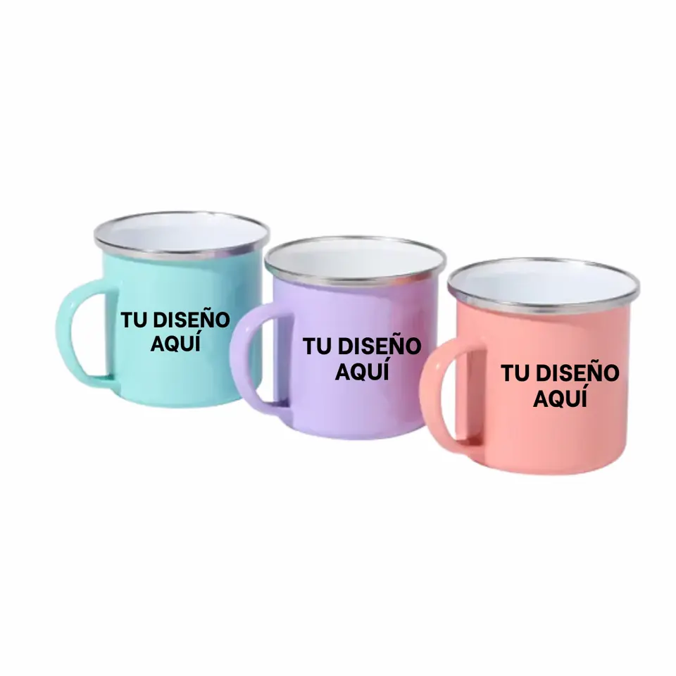 TAZA ESMALTADO GLOSSY 360 ml