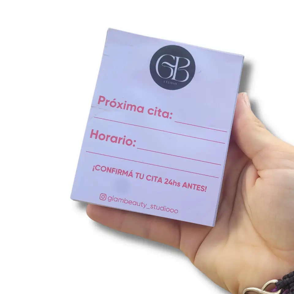 BLOC DE RECETARIOS DE CITAS