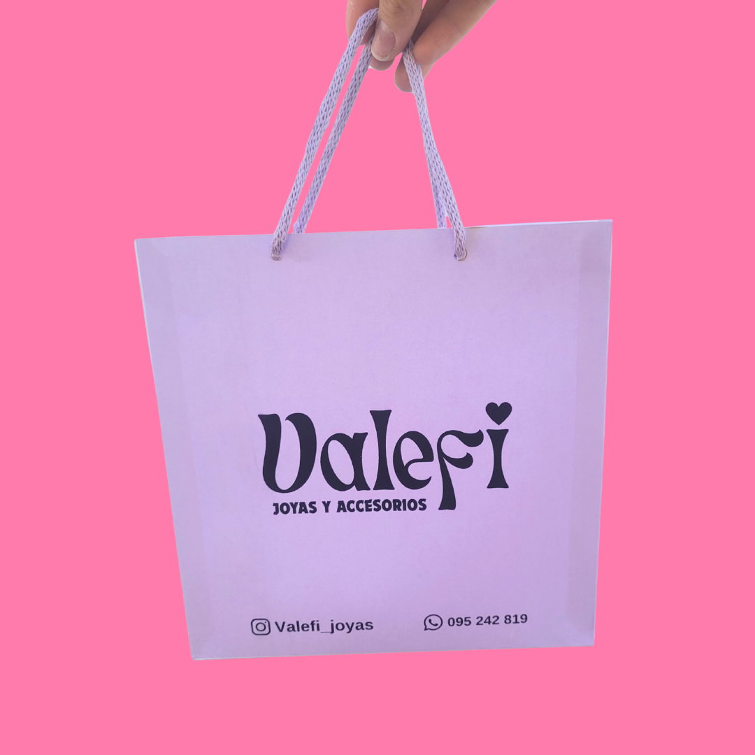 Bolsa personalizada 21X20X8 CM