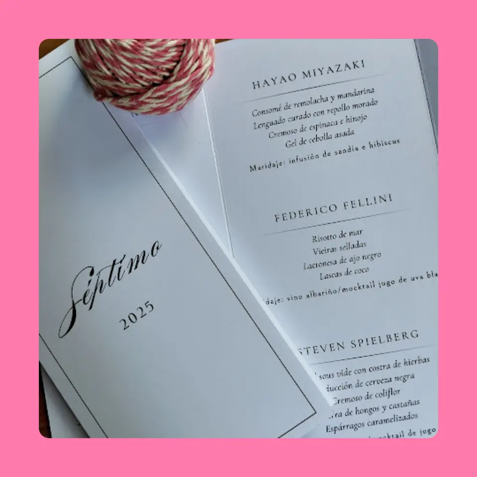 MENUS PERSONALIZADOS
