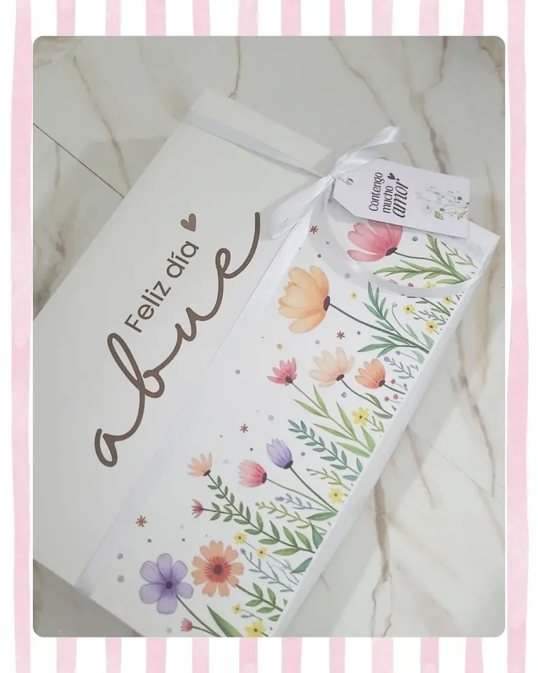 CAJAS PERSONALIZADAS - DÍA DE LOS ABUELOS (varias medidas)