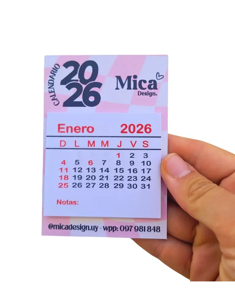 MINI CALENDARIOS 2026