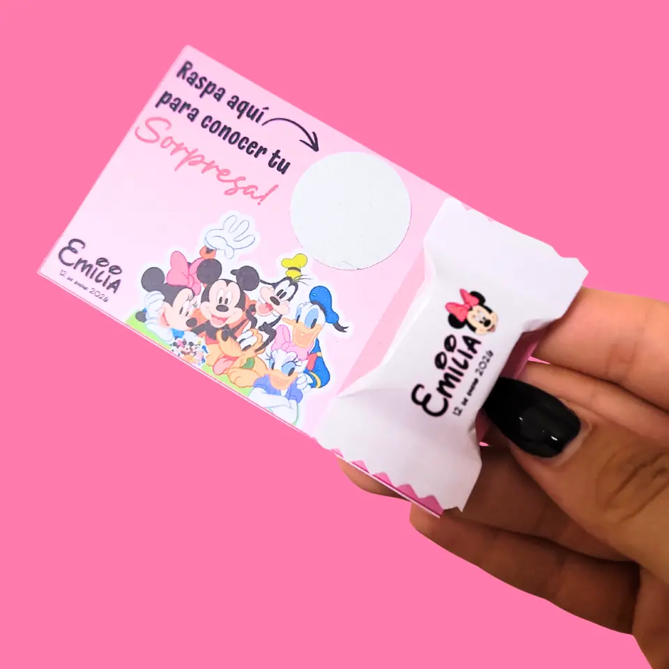 TARJETA + CARAMELO + RASPADITA