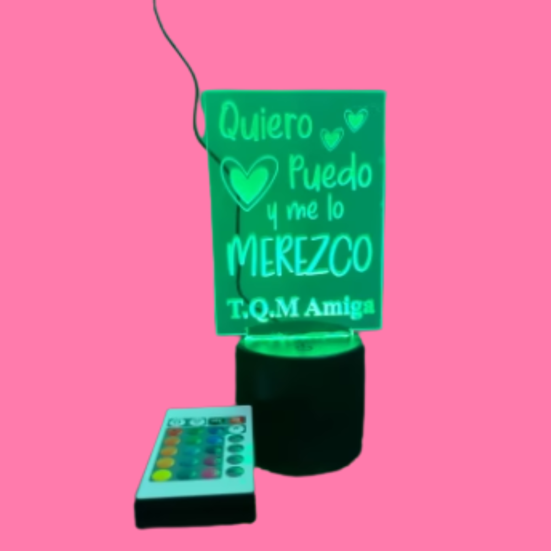 Lampara LED con diseño no incluye foto