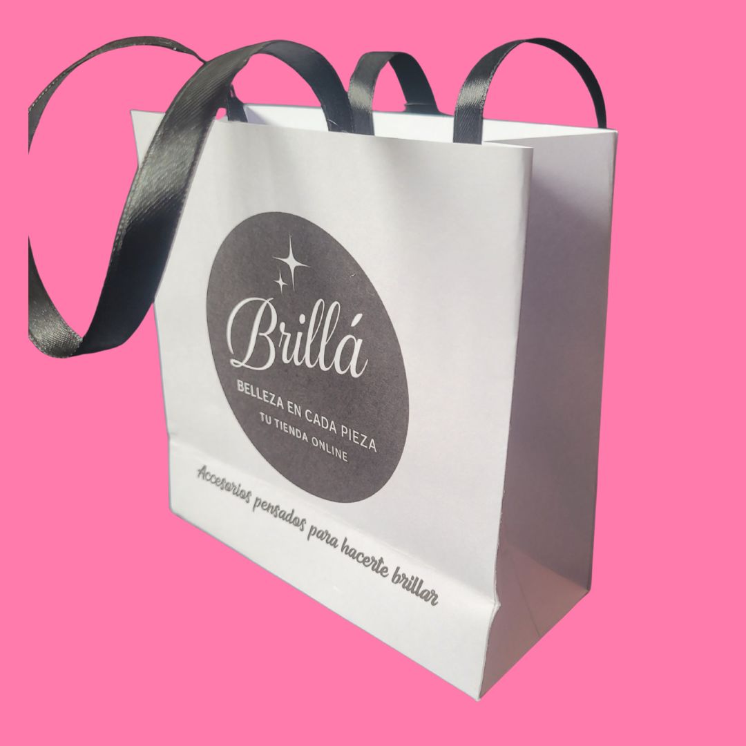 Bolsas personalizadas 14x14x6 cm
