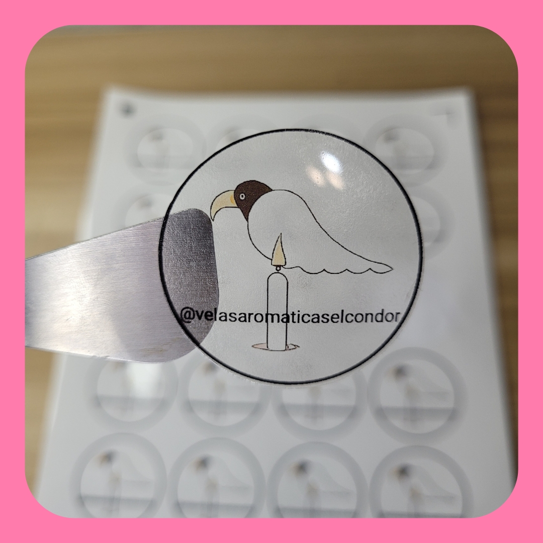 PLANCHA DE STICKERS TRANSPARENTES (NO resistentes al auga)