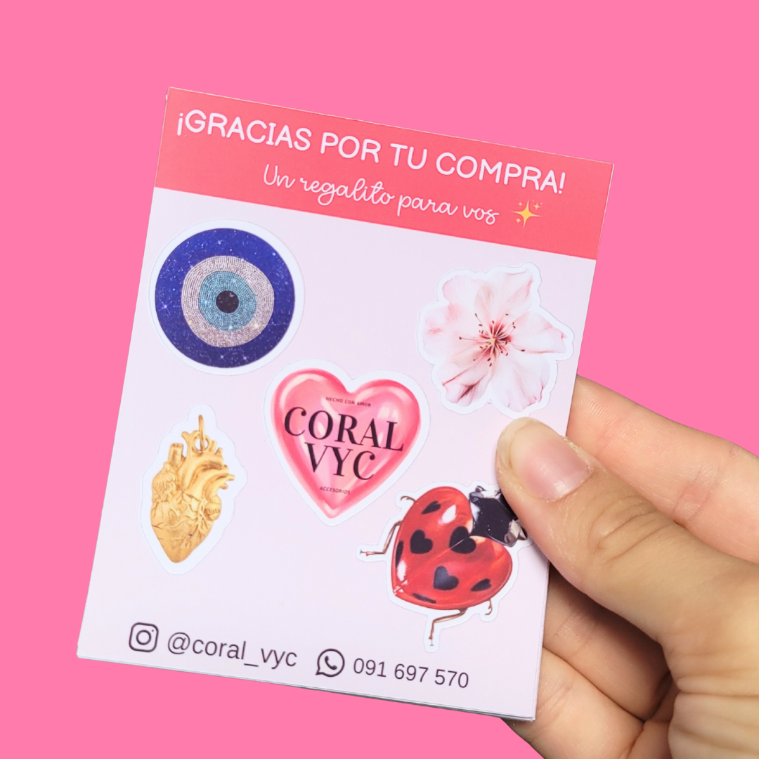 MINI PLANCHA DE STICKERS