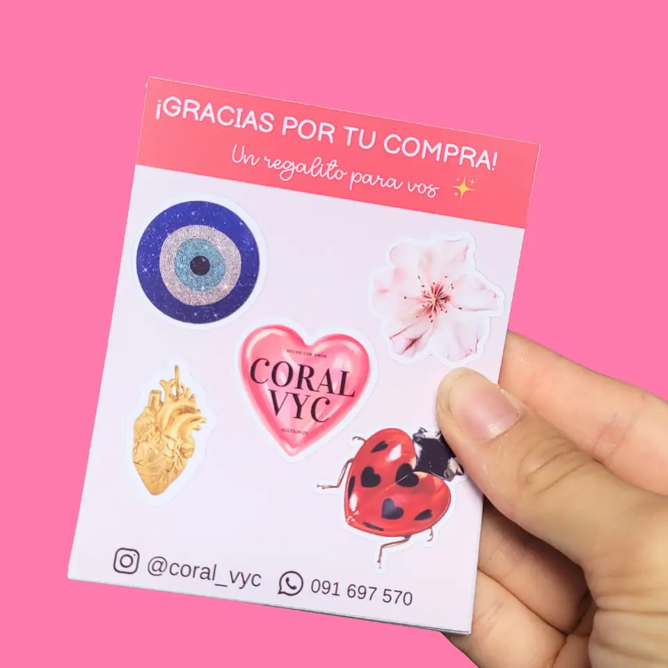 MINI PLANCHA DE STICKERS