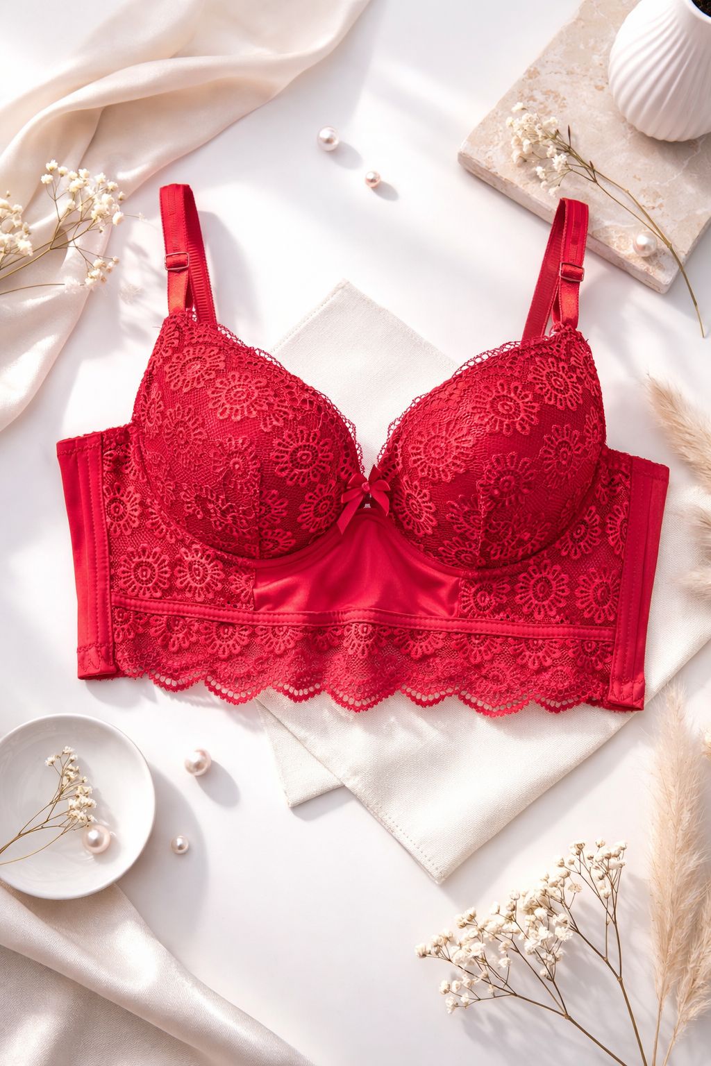 BRASIER CORSET DE ENCAJE