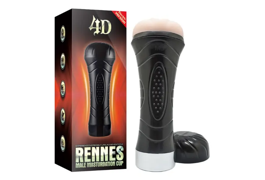 MASTURBADOR VIBRADOR 3D CON SONIDO DE GEMIDOS