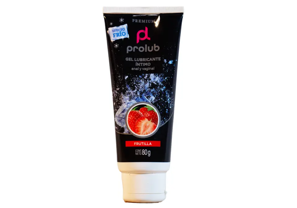 GEL LUBRICANTE ANAL VAGINAL PROLUB EFECTO FRIO FRUTILLA