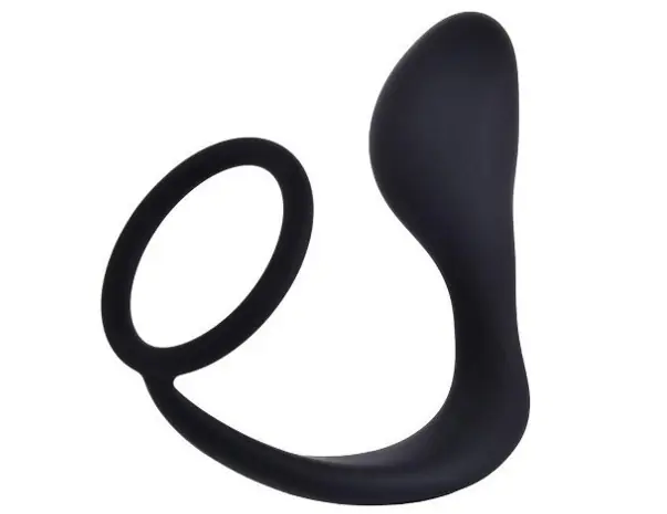 ESTIMULADOR MASAJEADOR DE PROSTATA CON ANILLO