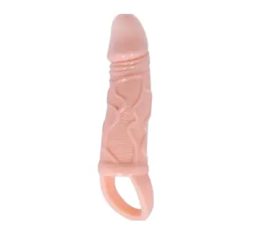 FUNDA EXTENSORA PARA PENE CON ANILLO