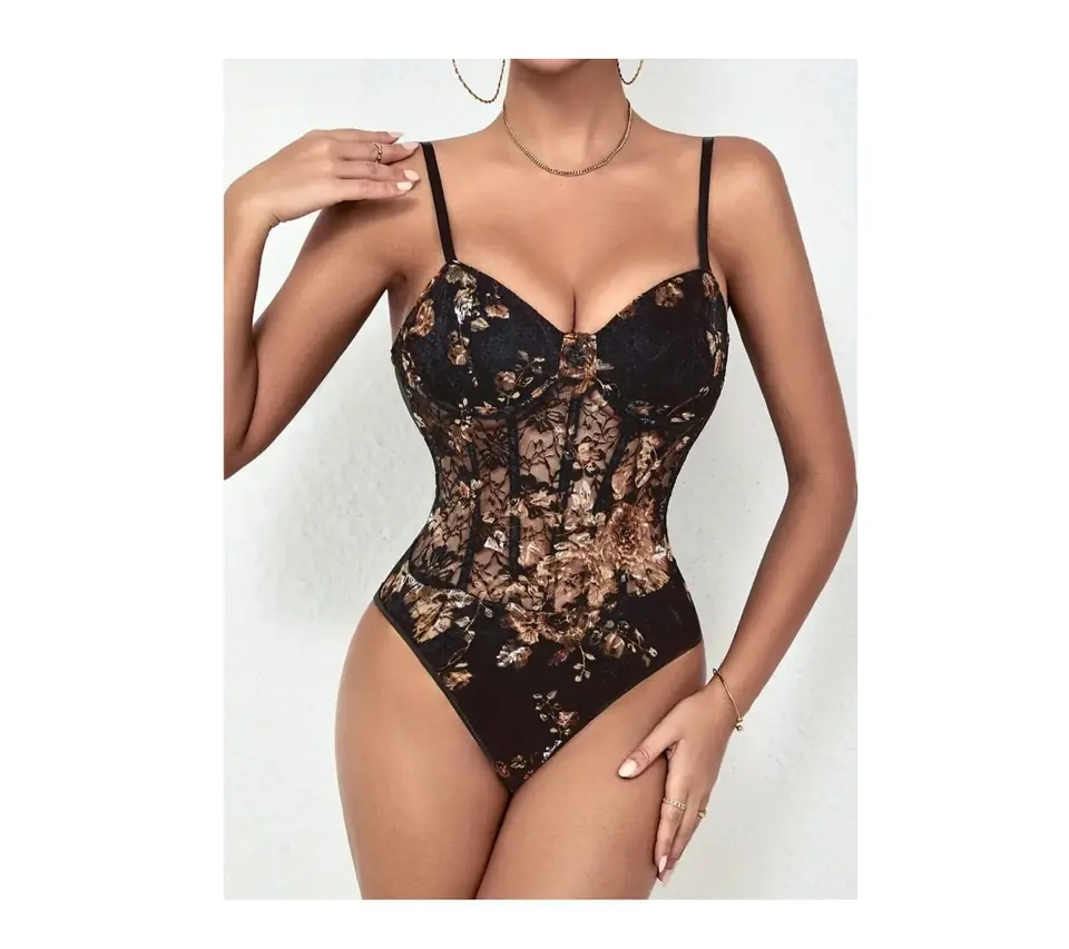 BODY ENCAJE LABRADO SUPER SEXY