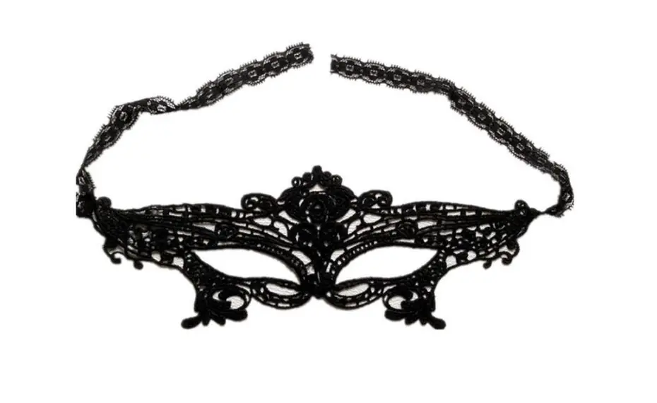 MASCARA DE ENCAJE  ANTIFAZ CHRISTIAN GREY
