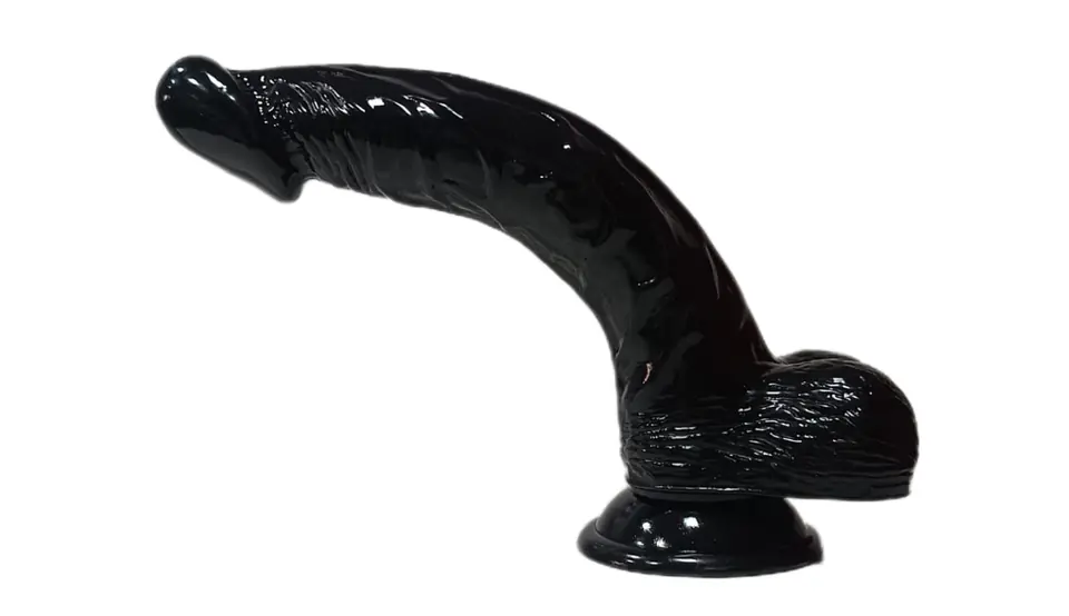 CONSOLADOR REALISTA CON ESCROTO 24 X 4,5 CM