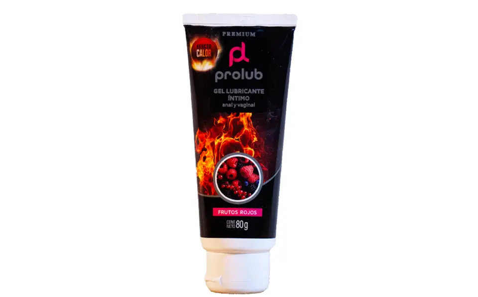 GEL LUBRICANTE ANAL VAGINAL CALOR PROLUB FRUTOS ROJOS