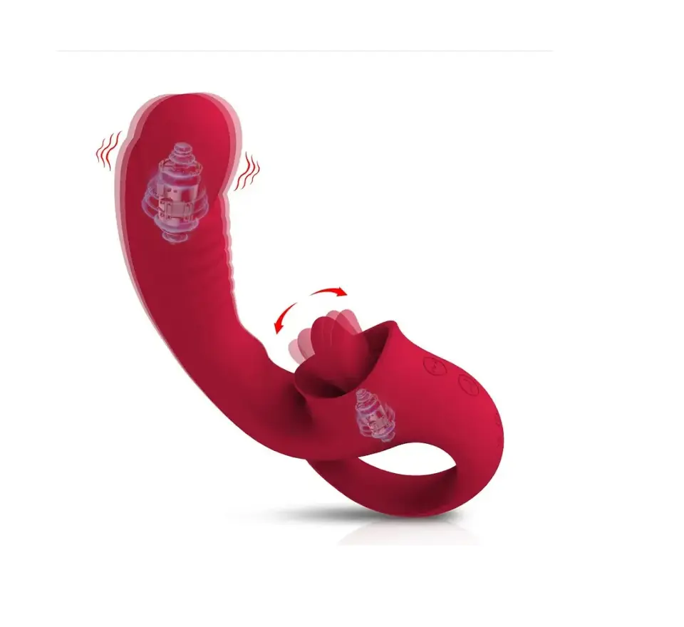 VIBRADOR CON LENGUA G Spot CARGA USB