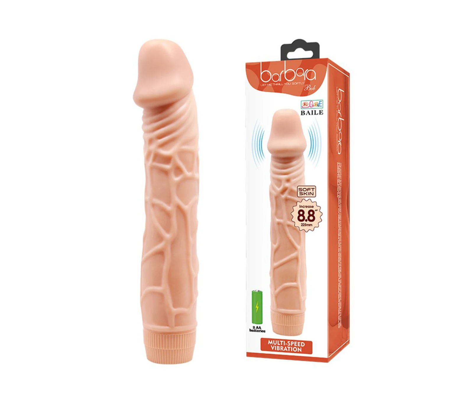 VIBRADOR MULTISPEED 22,5CM