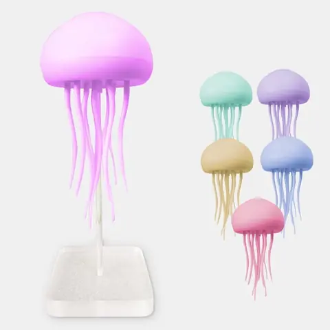 Lampara Led Medusa Colores Con Movimiento