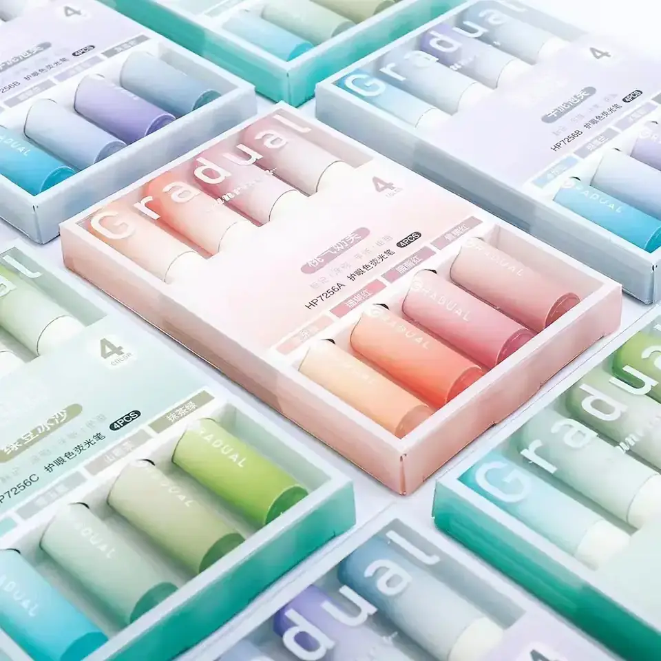 Pack x4 Resaltadores Eco-Friendly