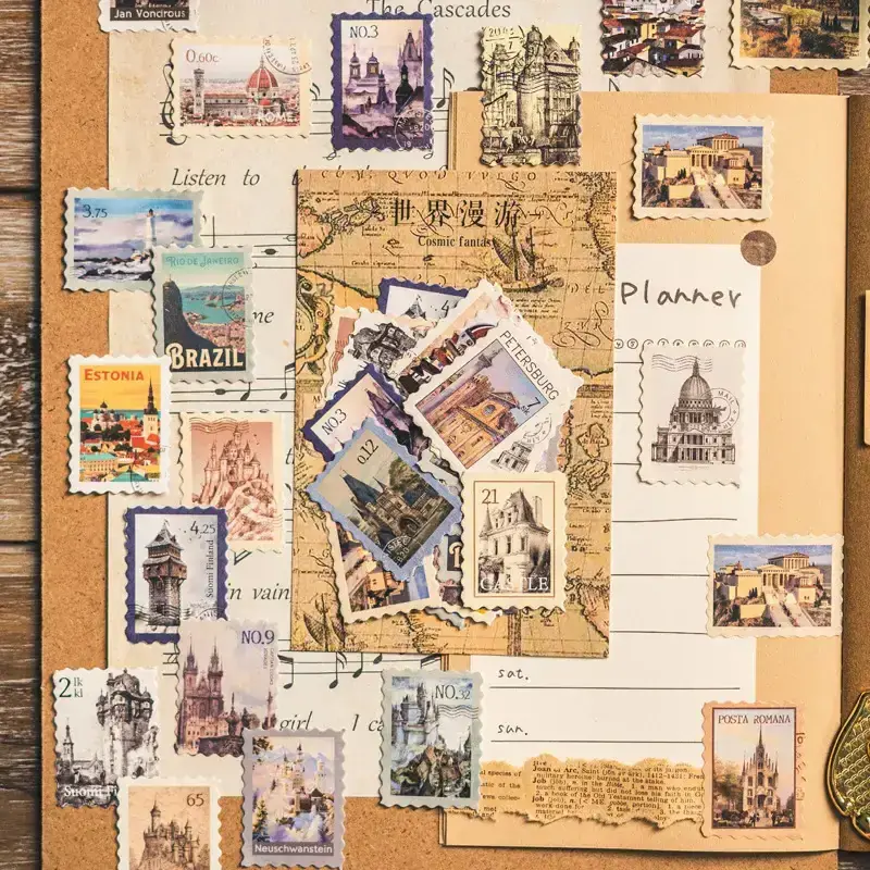 Pack de stickers retro