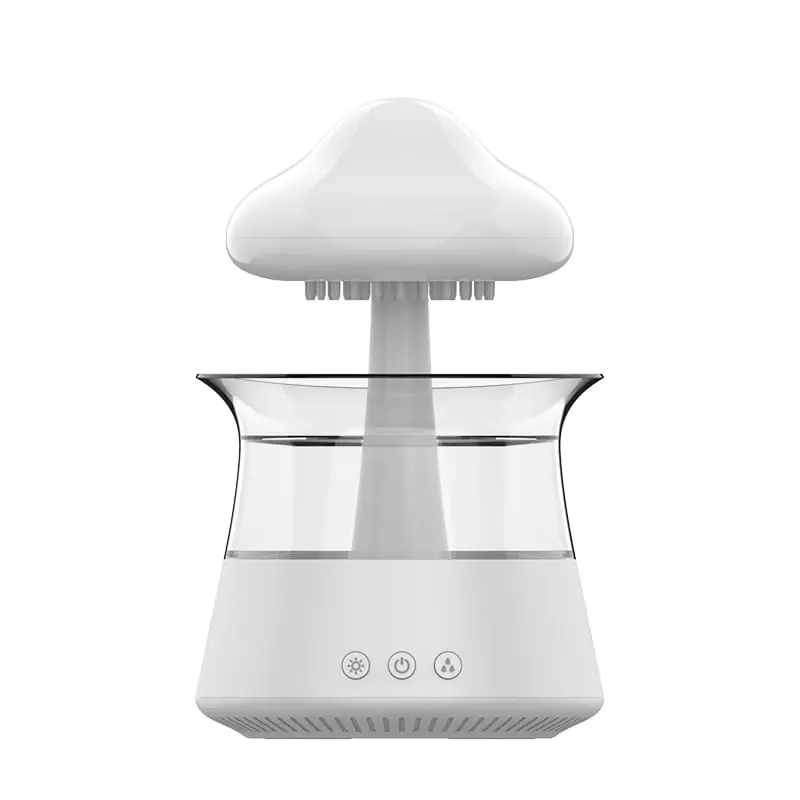 Humificador de Nube de Lluvia con 7 colores Blanco