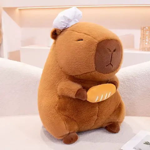 Peluche Capibara 35cm con Pancito