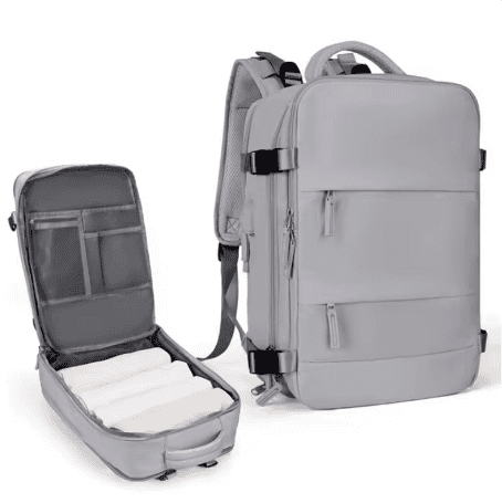 Mochila De Viaje Color Gris