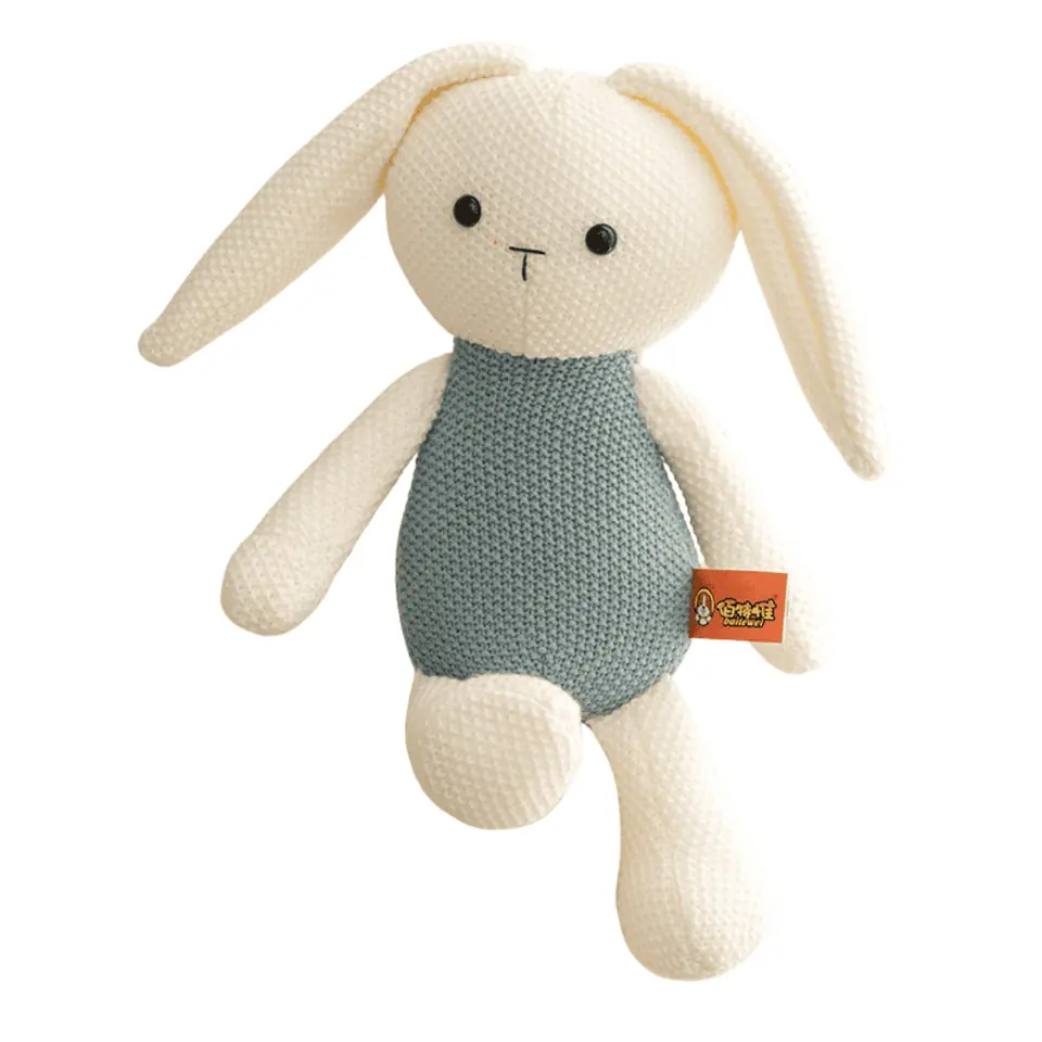 Conejo peluche crochet 35 cm