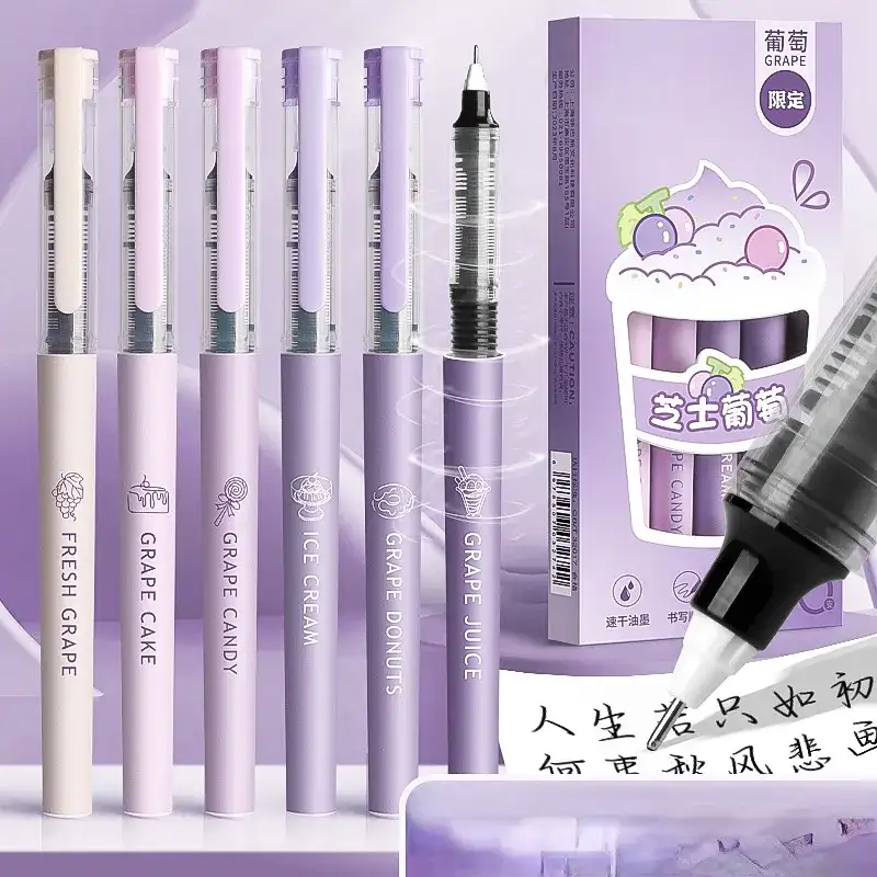 Pack x6 Lapiceras de gel líquido impermeable