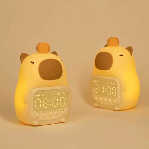 Lampara Reloj Alarma Capibara