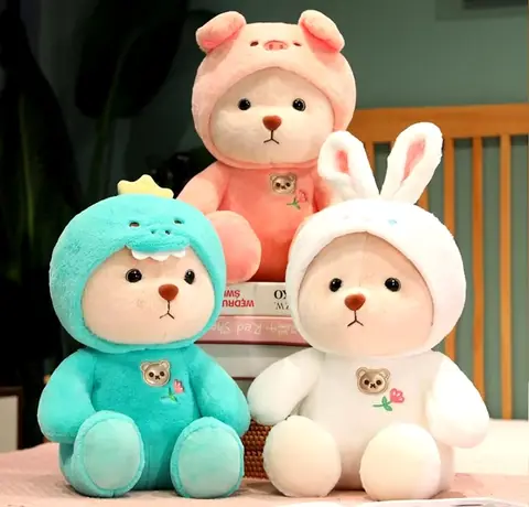 Peluche Oso Con Disfraz - 45cm