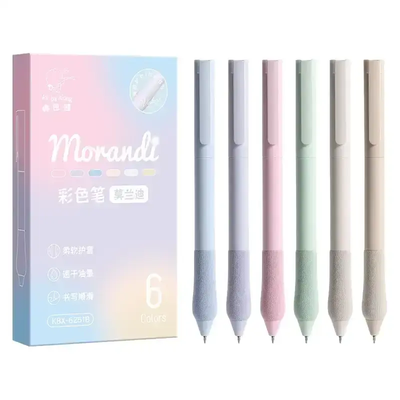 Pack x6 Lapiceras multicolor de gel