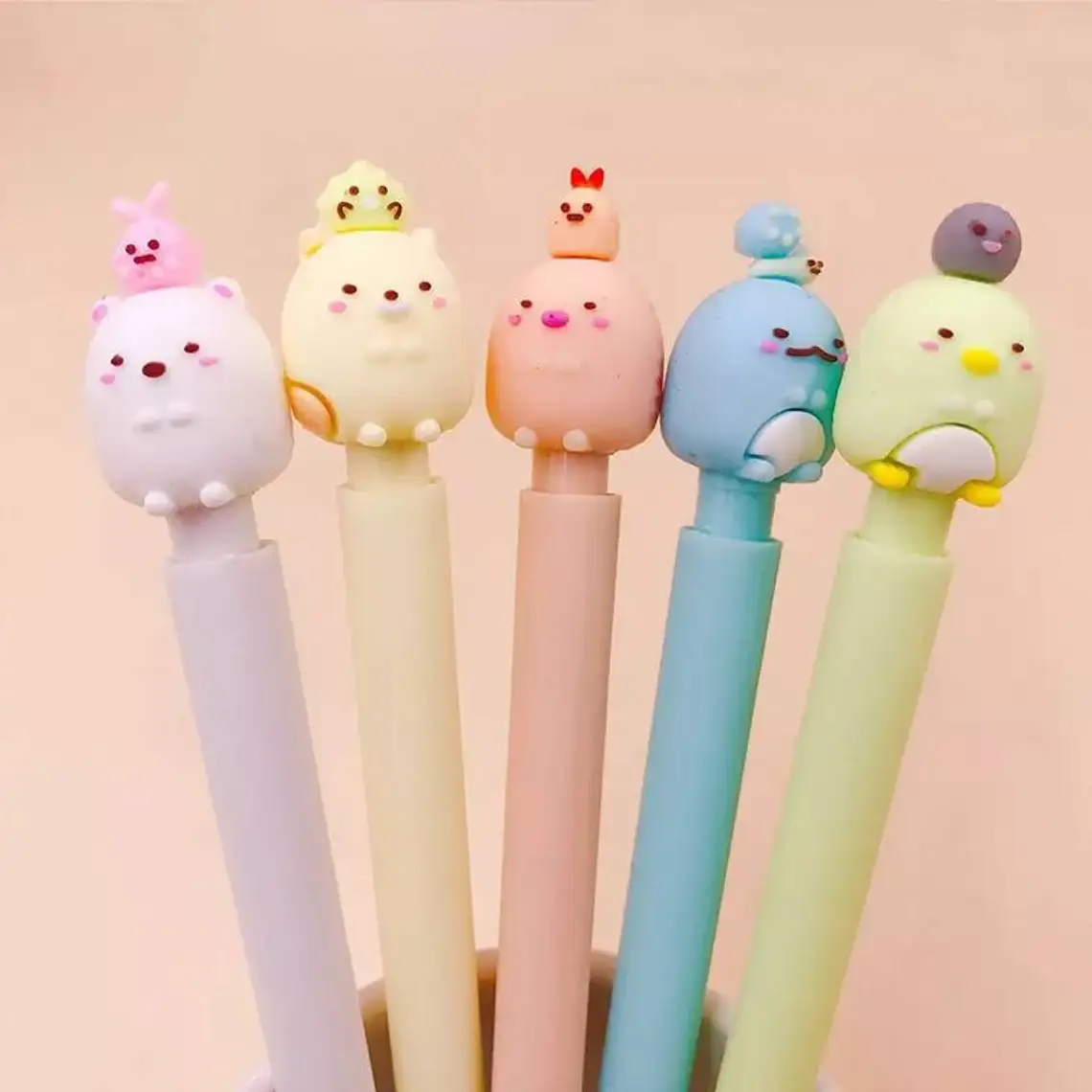 Lapicera de gel animalitos
