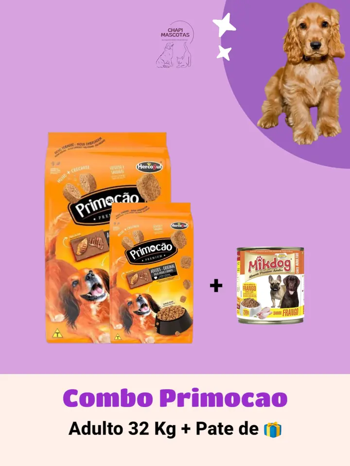 COMBO PRIMOCAO 22+10 KG