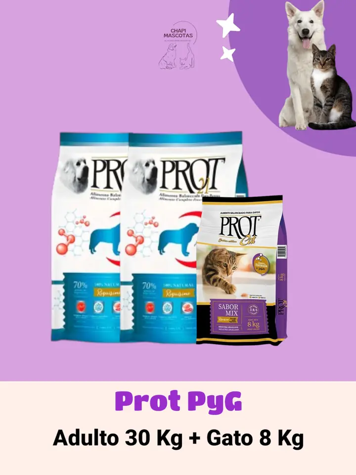 PROT PERRO 30 KG + GATO 8 KG