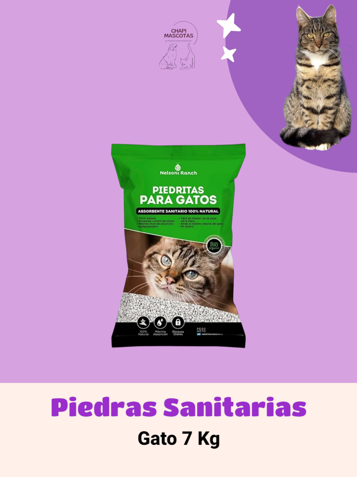 PIEDRAS SANITARIAS 7 KG