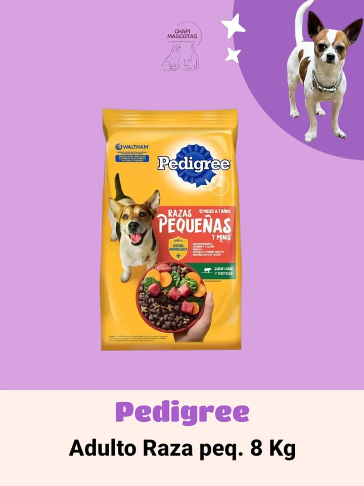 PEDIGREE RAZA PEQUEÑA 8 KG