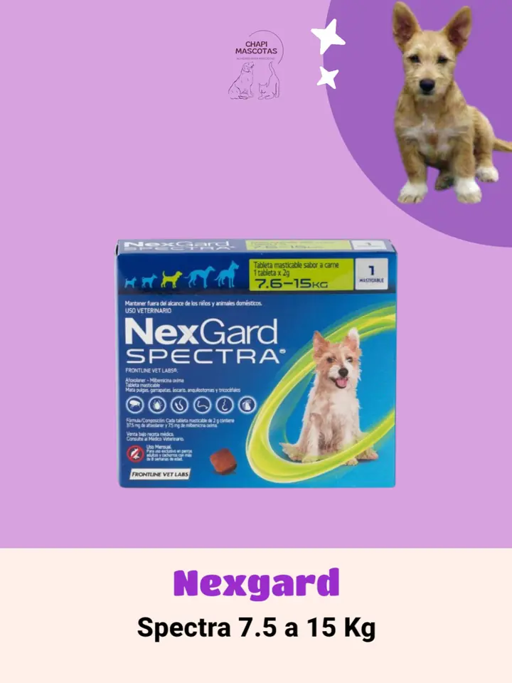 NEXGARD SPECTRA 7.5 A 15 KG