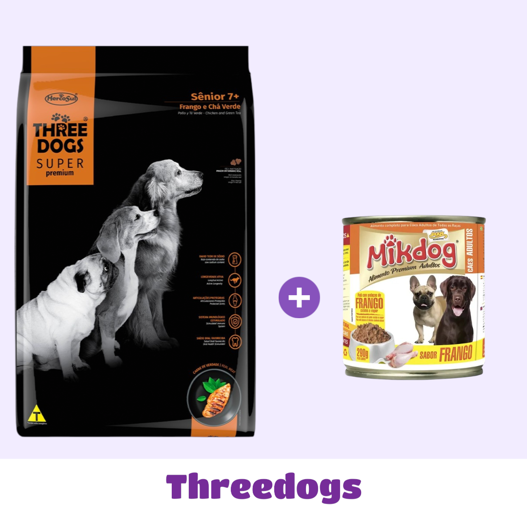 THREEDOGS SENIOR 17 KG + PATÉ DE 🎁